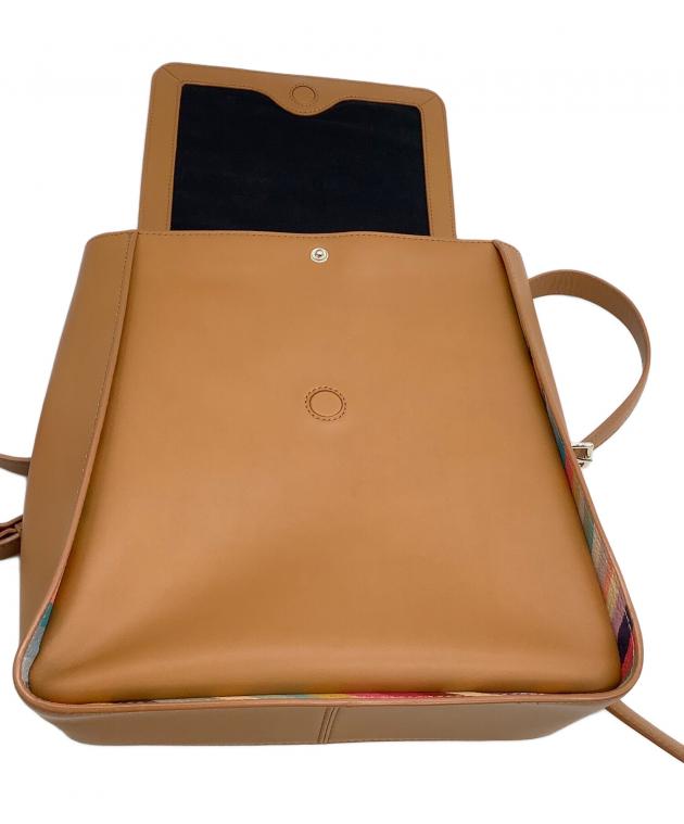 中古・古着通販】PAUL SMITH (ポールスミス) レザーリュック キャメル