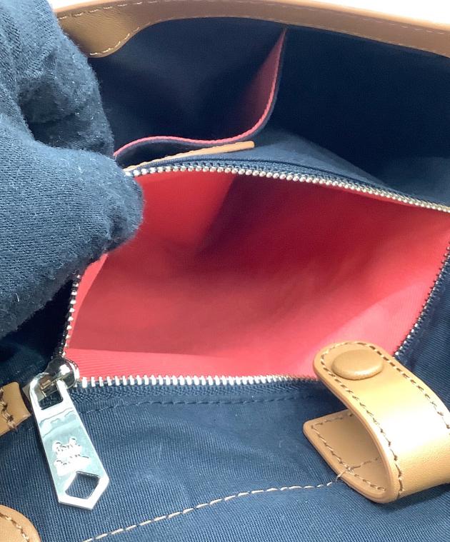 中古・古着通販】PAUL SMITH (ポールスミス) レザーリュック キャメル