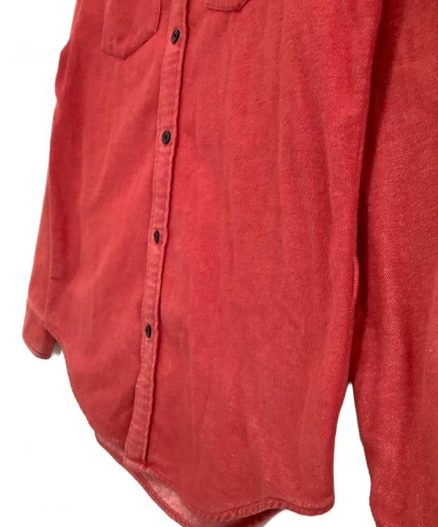 中古・古着通販】SUPREME (シュプリーム) 長袖シャツ レッド サイズ:M