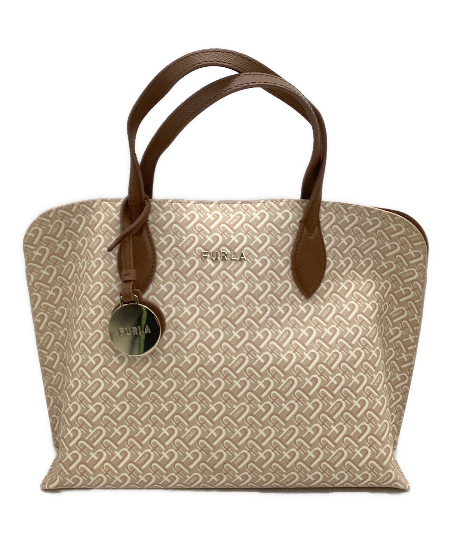 中古・古着通販】FURLA (フルラ) ヴィットリアトートバッグ アーチロゴ