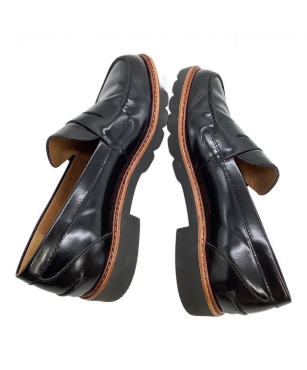 中古・古着通販】COACH (コーチ) コインローファー ブラック サイズ:6