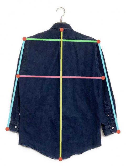 中古・古着通販】POLO COUNTRY (ポロカントリー) デニムシャツ ブルー