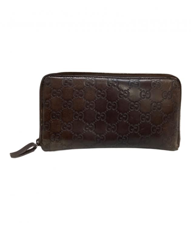 中古・古着通販】GUCCI (グッチ) 長財布 グッチシマ 付属品 本体のみ