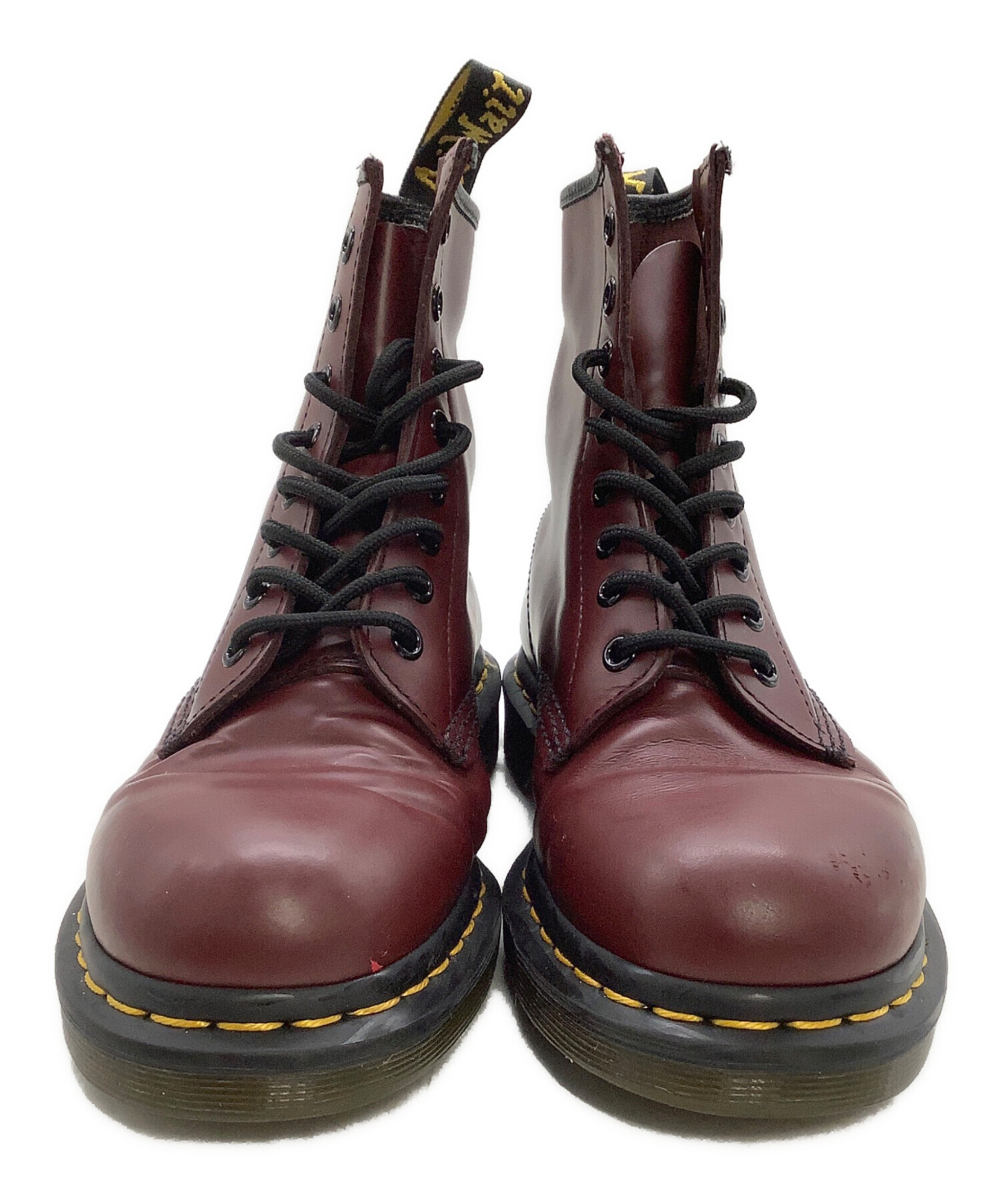 美品　Dr. Martens 8ホール　ドクターマーチン　ワインレッド　UK7 中古・古着通販】Dr.Martens (ドクターマーチン) 8ホールブーツ ワイン