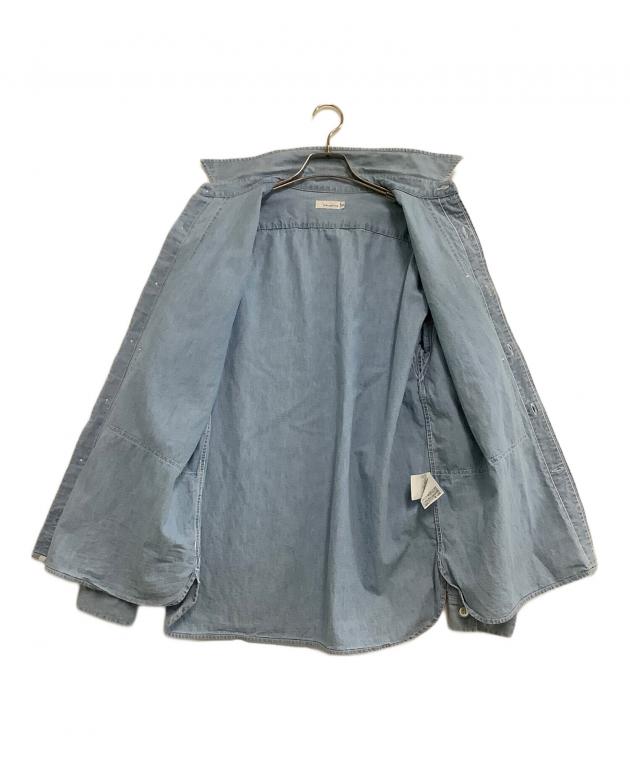 中古・古着通販】nanamica (ナナミカ) 長袖シャツ ブルー サイズ:M