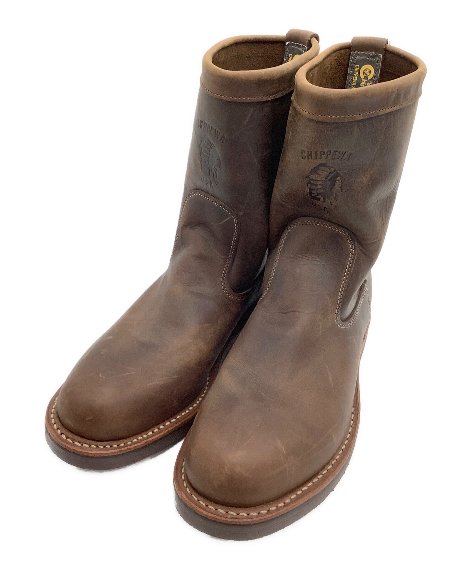 チペワ　ウェリントンブーツ　10D 中古・古着通販】CHIPPEWA (チペワ) ウェリントンブーツ ブラウン