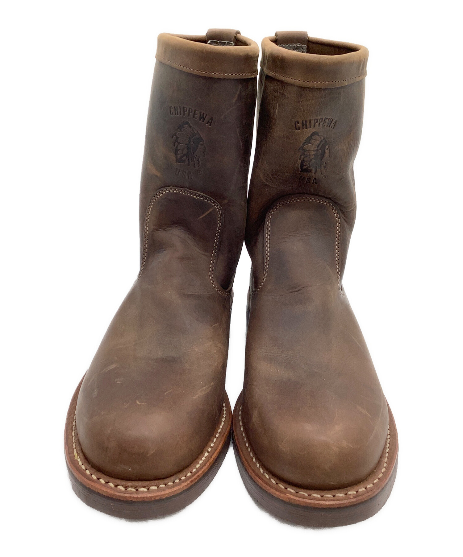 中古・古着通販】CHIPPEWA (チペワ) ウェリントンブーツ ブラウン