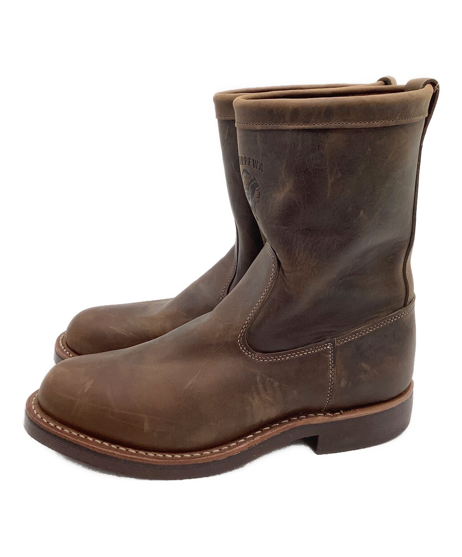 中古・古着通販】CHIPPEWA (チペワ) ウェリントンブーツ ブラウン