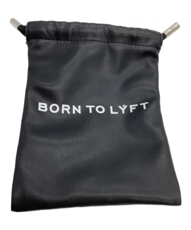 LYFT リフト　合成皮巾着バッグ　ショルダーバッグ　黒 Synthetic Leather Drawstring Bag - Black – LÝFT