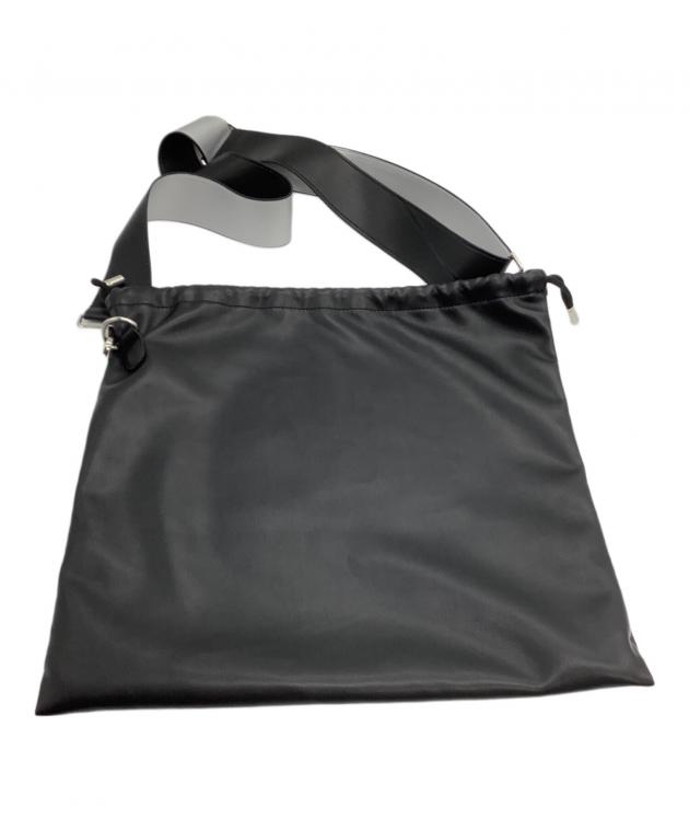 LYFT リフト　合成皮巾着バッグ　ショルダーバッグ　黒 Synthetic Leather Drawstring Bag - Black – LÝFT