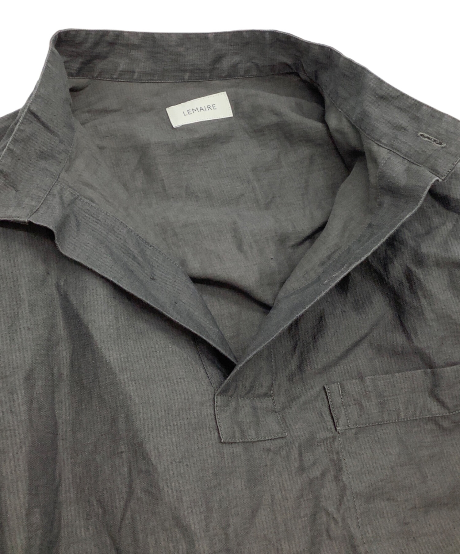 中古・古着通販】LEMAIRE (ルメール) 長袖シャツ SMOCK TOP 21SS