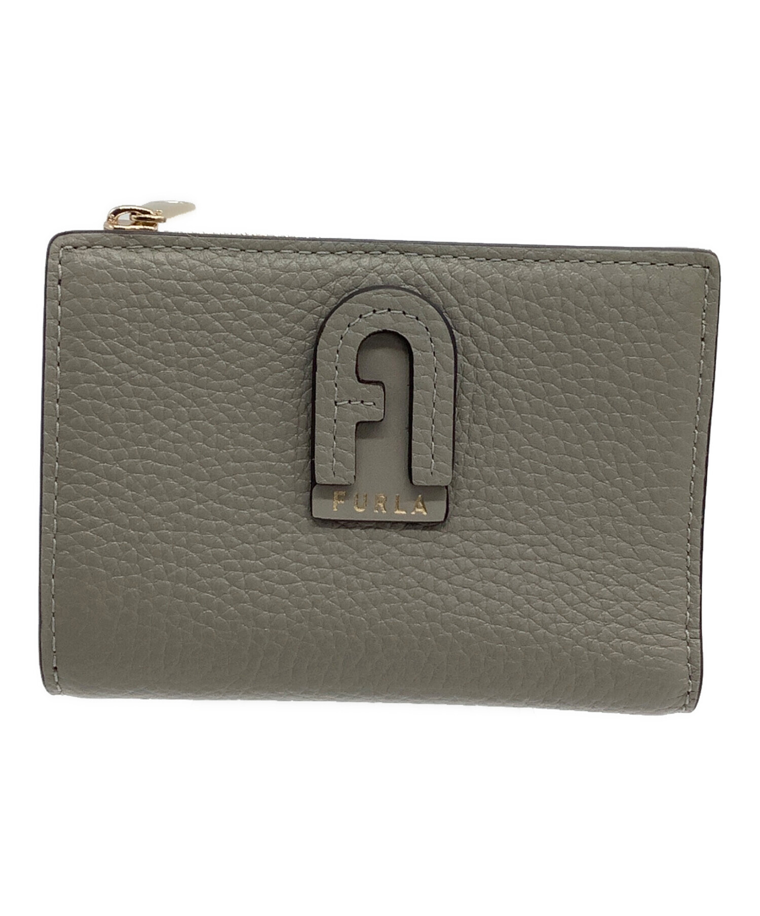 中古・古着通販】FURLA (フルラ) 2つ折り財布 ダフネ グレー｜ブランド