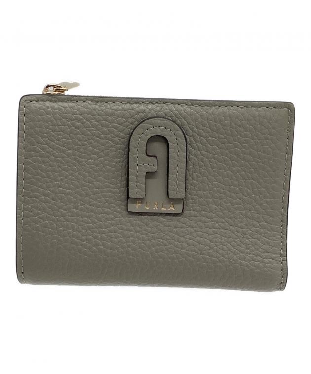 中古・古着通販】FURLA (フルラ) 2つ折り財布 ダフネ グレー｜ブランド