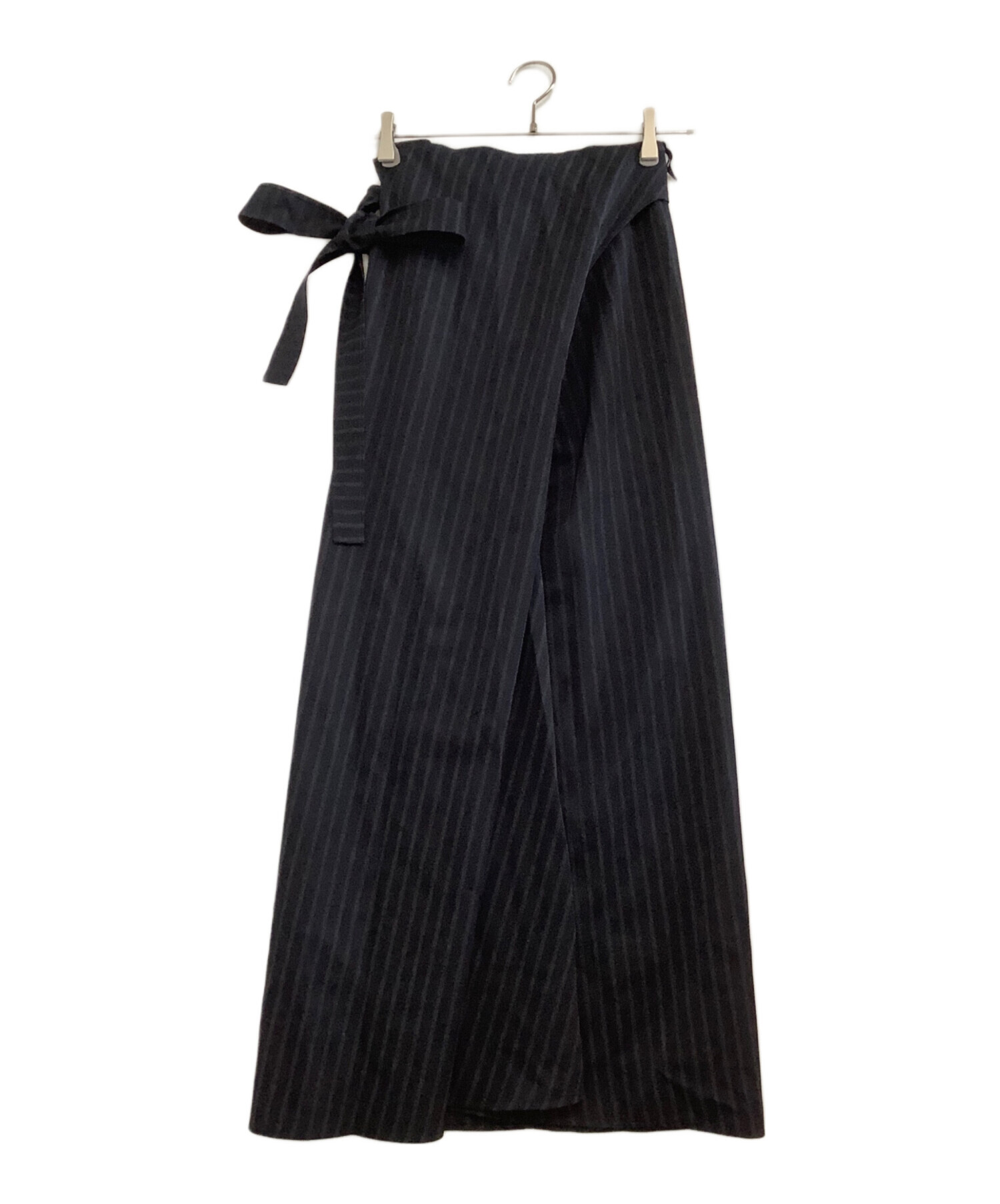 中古・古着通販】BACCA (バッカ) ラップスカート ストライプウール