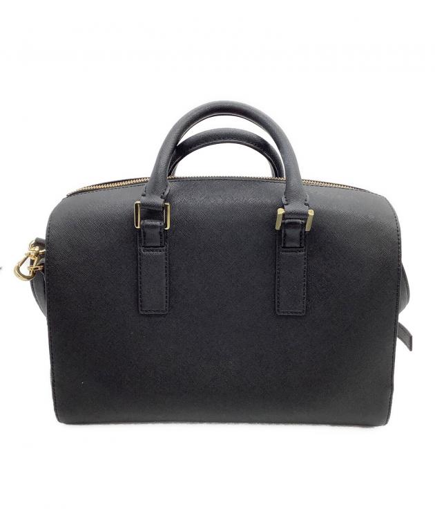 中古・古着通販】TORY BURCH (トリーバーチ) ボストンバッグ ブラック 