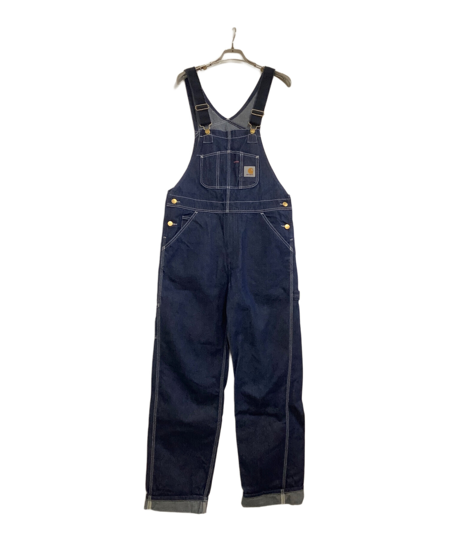 中古・古着通販】CarHartt (カーハート) デニムサロペット BIB OVERALL