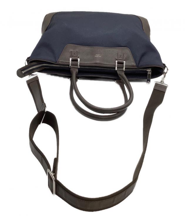 美品！！PELLE MORBIDA ビジネスバッグ ネイビー PELLE MORBIDA（ペッレ モルビダ） 最大42% 5/11限定 ビジネスバッグ