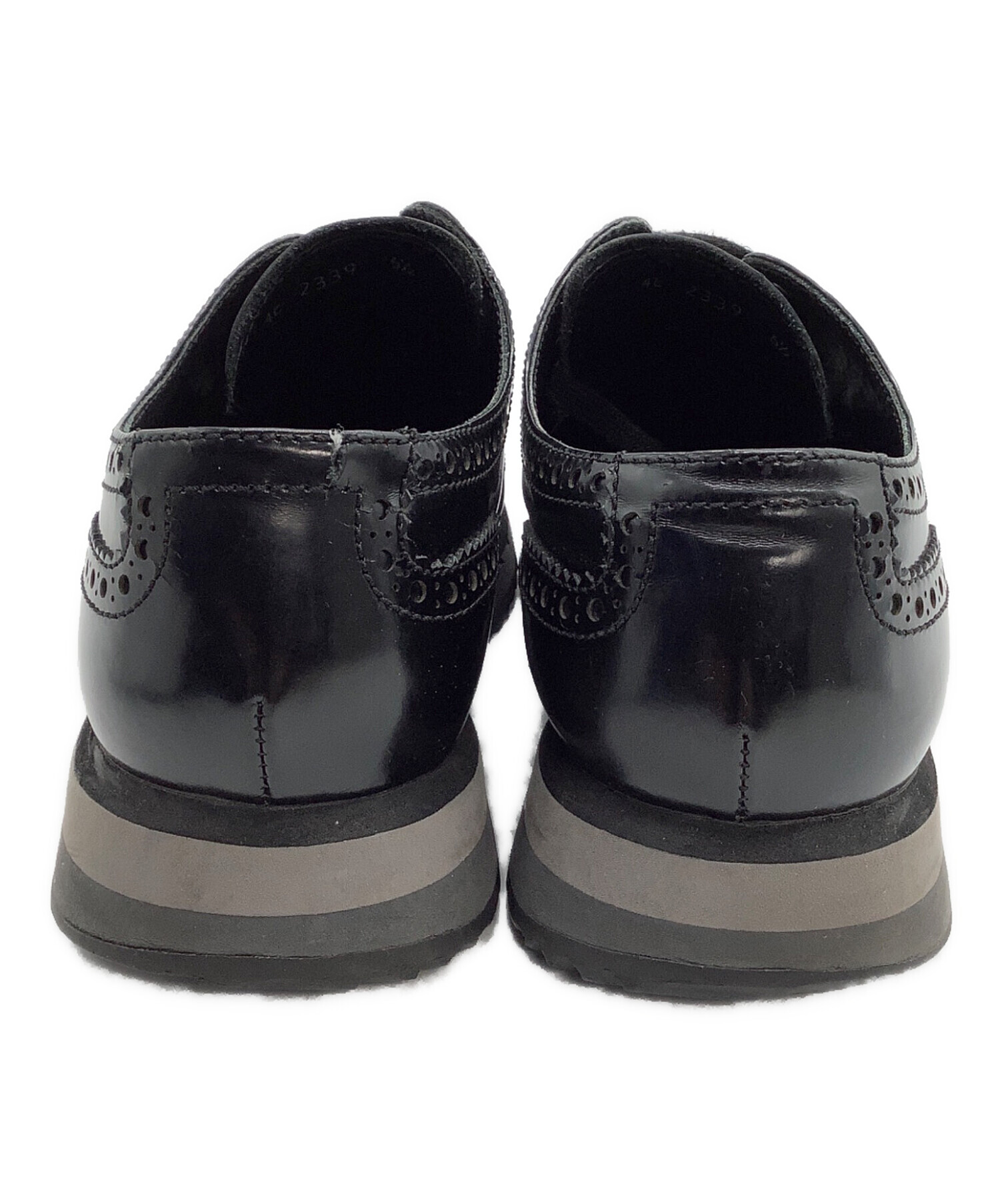 中古・古着通販】PRADA (プラダ) ウィングチップシューズ メダリオン