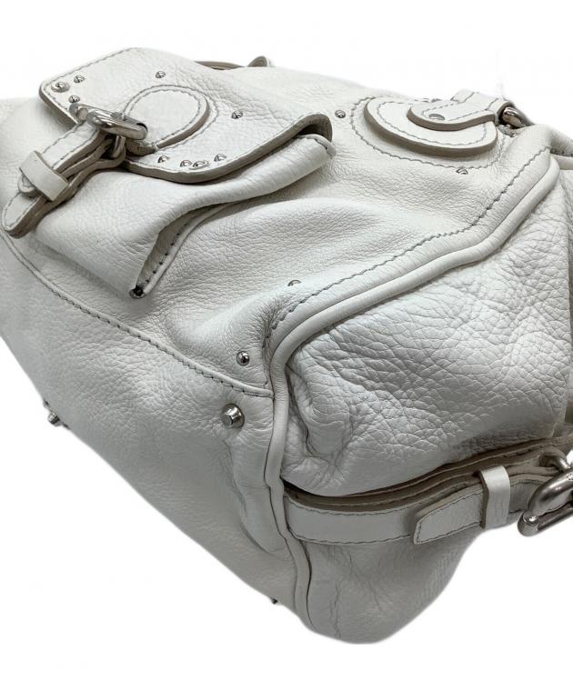 中古・古着通販】Chloe (クロエ) ハンドバッグ パディントン ホワイト