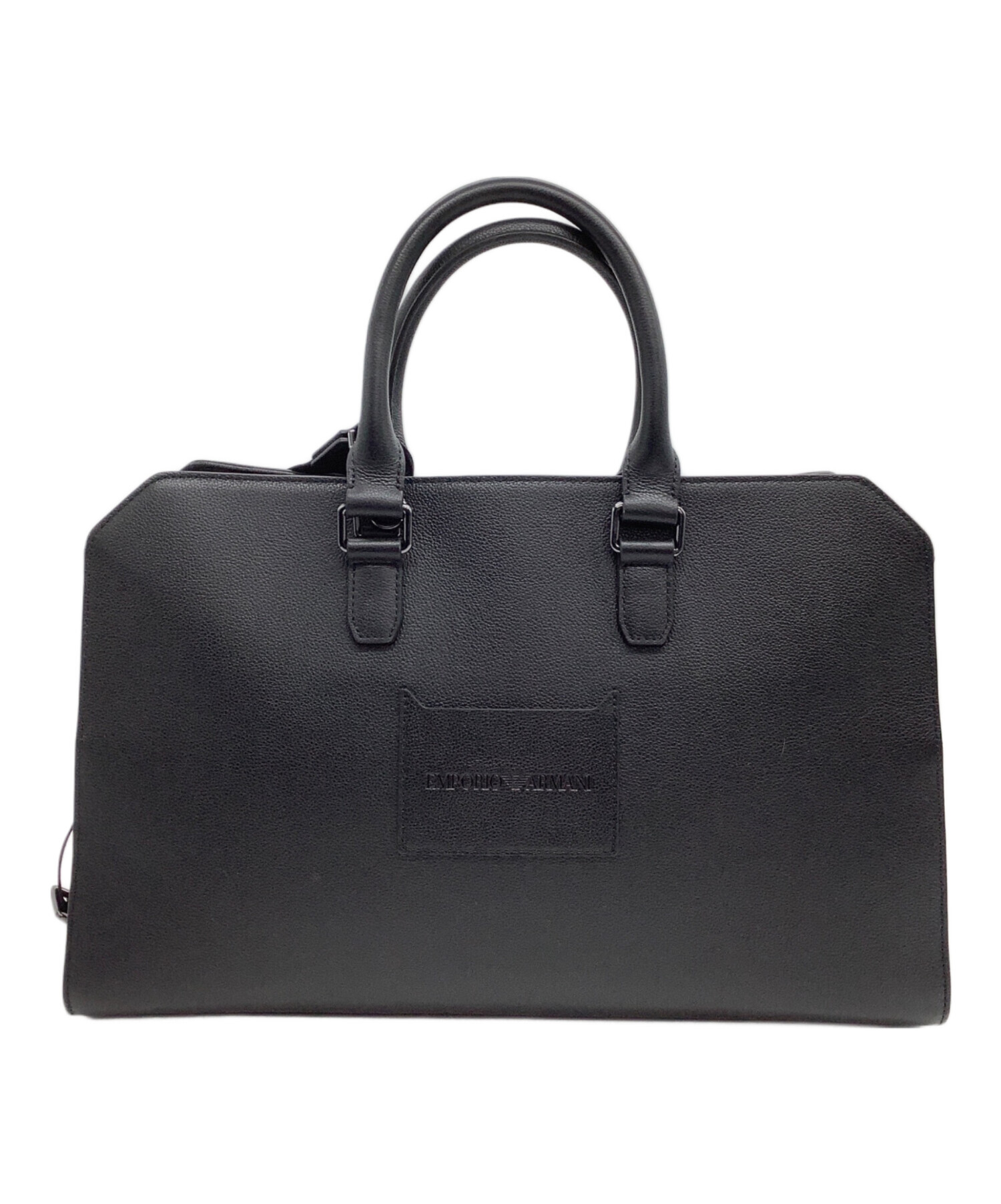 美品　EMPORIO ARMANI レザー　ブリーフケース　ショルダー　2way 中古・古着通販】EMPORIO ARMANI (エンポリオ アルマーニ) 2WAY