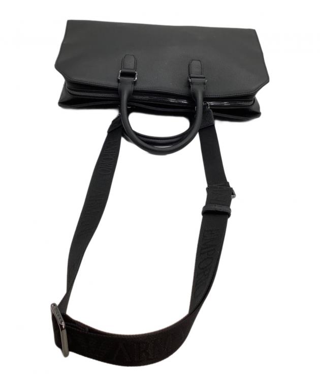 美品　EMPORIO ARMANI レザー　ブリーフケース　ショルダー　2way 中古・古着通販】EMPORIO ARMANI (エンポリオ アルマーニ) 2WAY