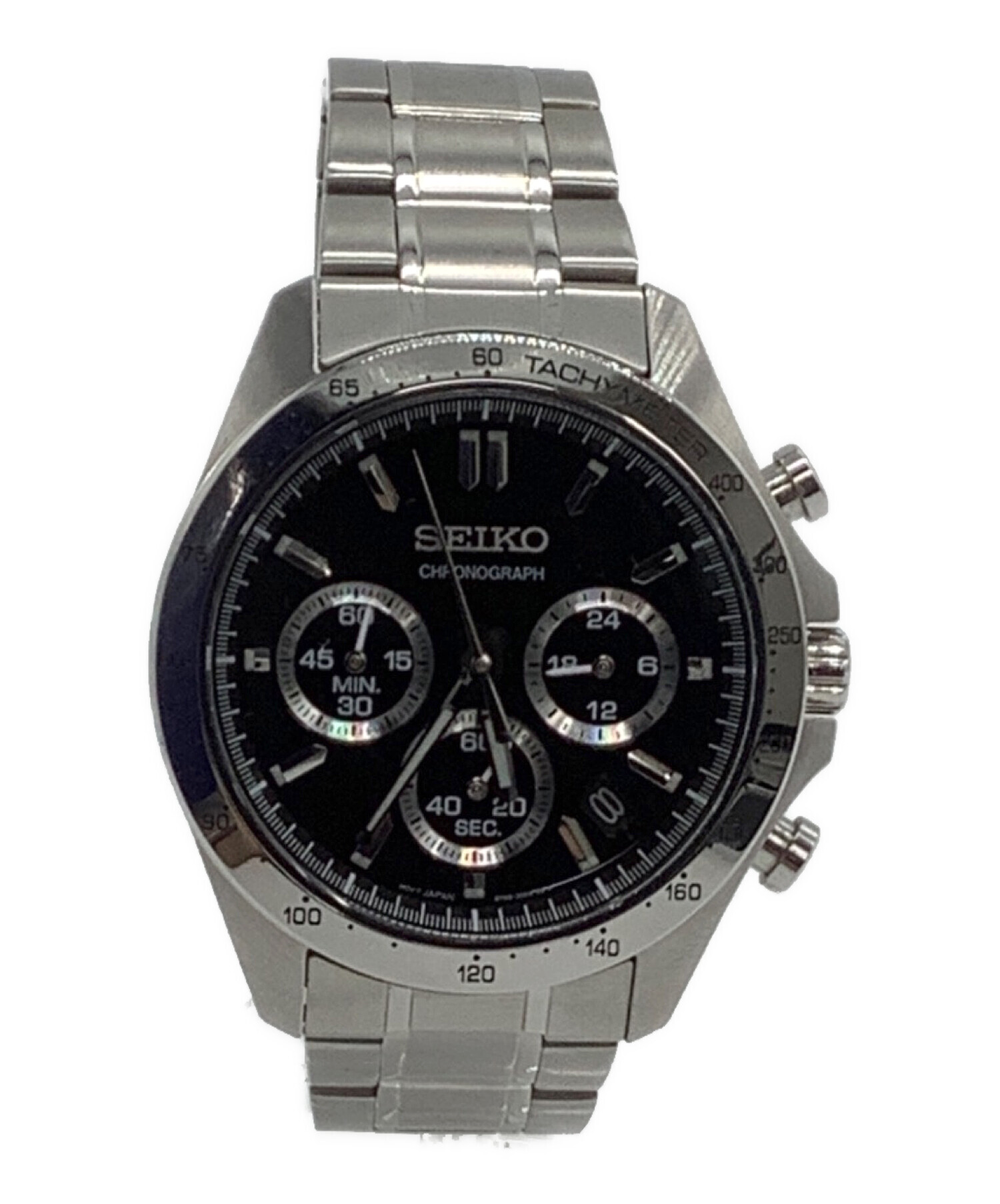 中古・古着通販】SEIKO (セイコー) クロノグラフ 文字盤色ブラック