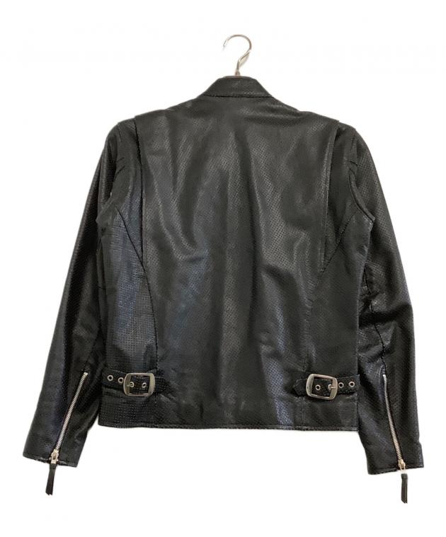 中古・古着通販】freedom (フリーダム) レザージャケット ブラック