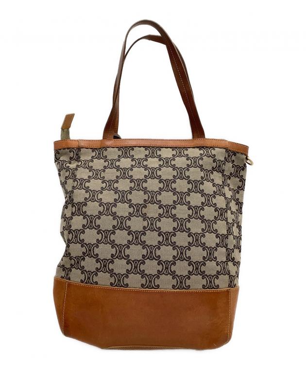 中古・古着通販】CELINE (セリーヌ) トートバッグ トリオンフ ベージュ