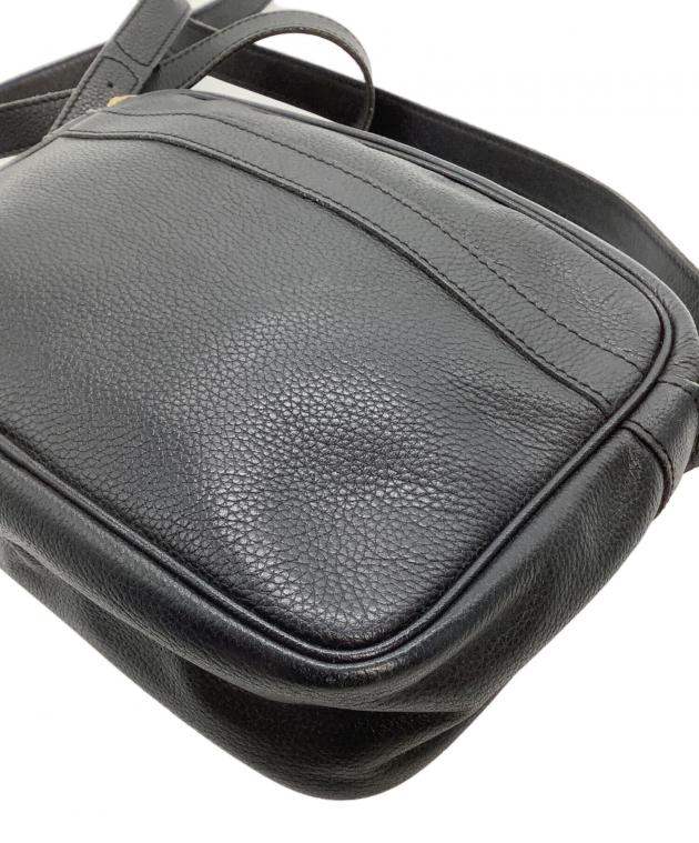 中古・古着通販】LONGCHAMP (ロンシャン) レザーショルダーバッグ
