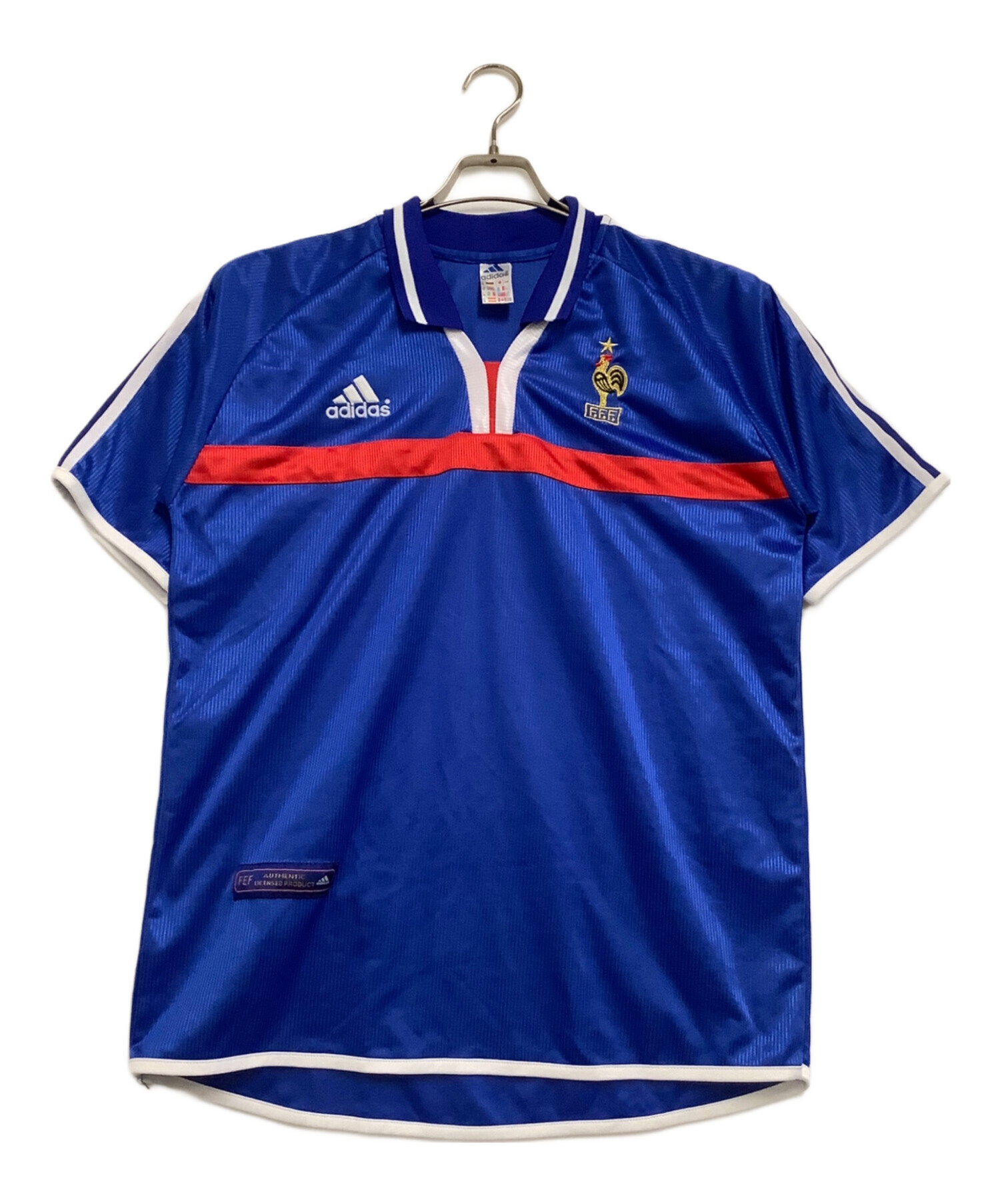 アディダス　adidas　Tシャツ　半袖　ポルトガル製　フランス代表 中古・古着通販】adidas (アディダス) 半袖カットソー フランス代表