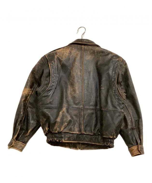 新品未使用　Harley-Davidson ブラウンレザージャケット 中古・古着通販】HARLEY-DAVIDSON (ハーレーダビッドソン) レザー