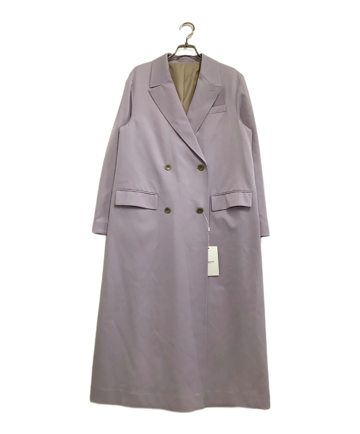 中古・古着通販】AMERI (アメリ) ロングコート ラベンダー サイズ:S 