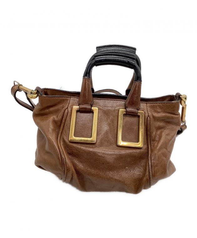 中古・古着通販】Chloe (クロエ) 2WAYバッグ エテル ブラウン