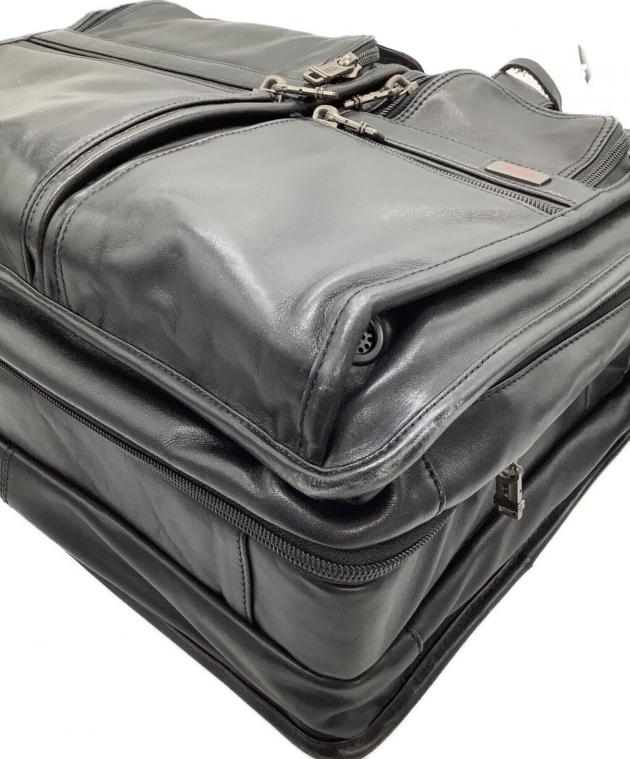 【送料込み】TUMIレザーブリーフケース 中古・古着通販】TUMI (トゥミ) レザーブリーフケース ブラック