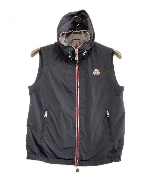 中古・古着通販】MONCLER (モンクレール) ナイロンベスト ネイビー