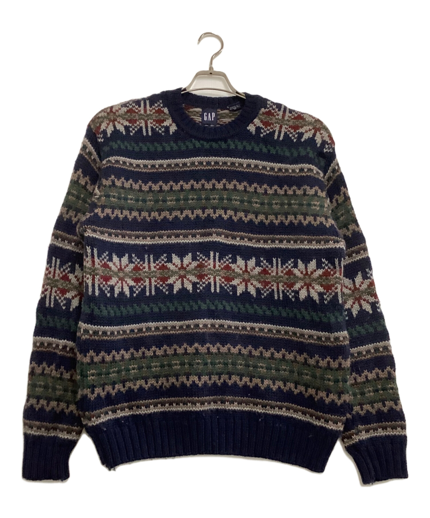 中古・古着通販】GAP (ギャップ) 厚手ニットオールド ネイビー サイズ