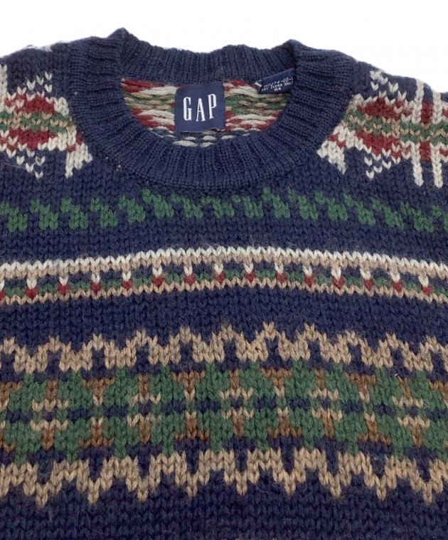 中古・古着通販】GAP (ギャップ) 厚手ニットオールド ネイビー サイズ