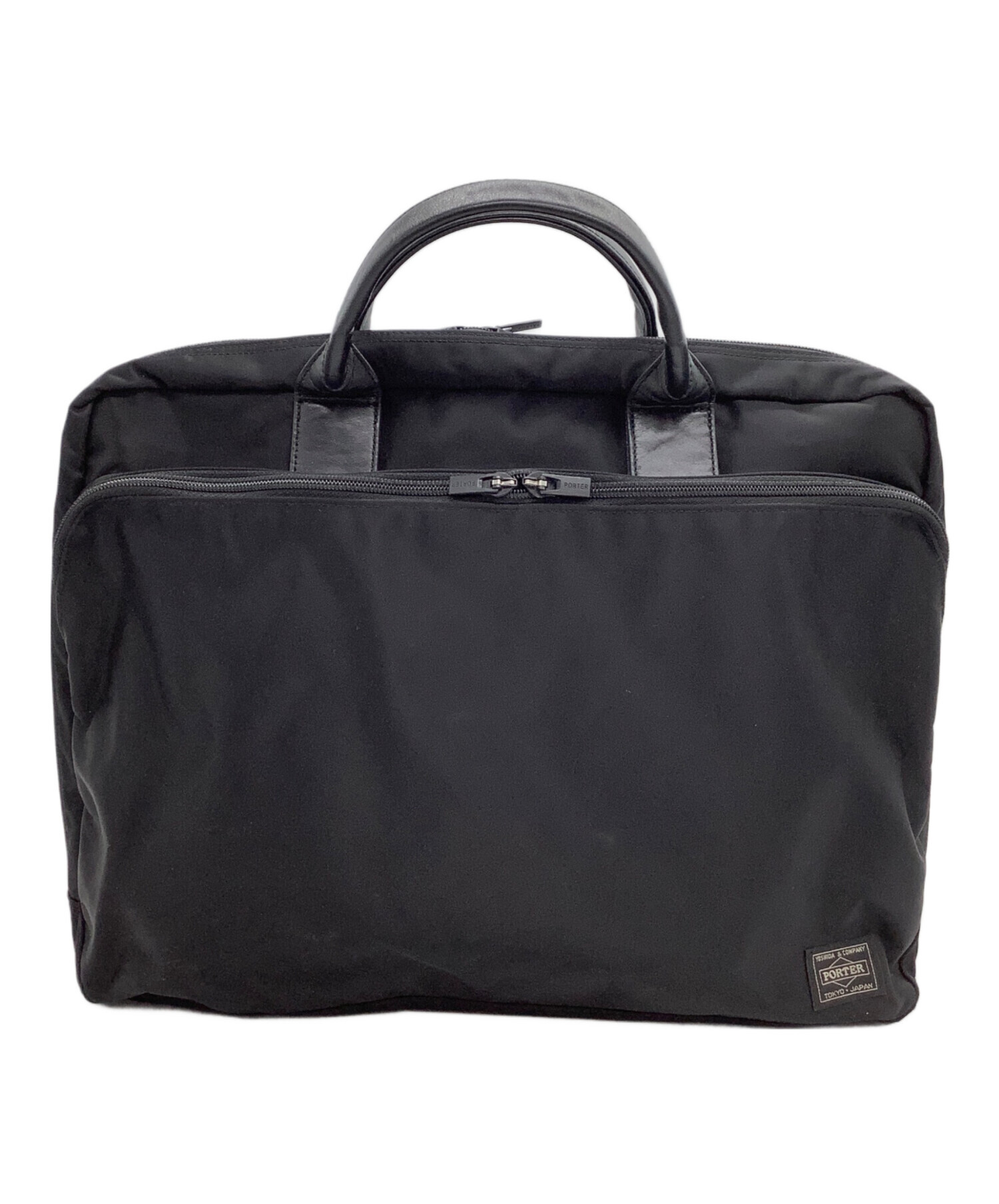 中古・古着通販】PORTER (ポーター) 2WAYブリーフバッグ ブラック