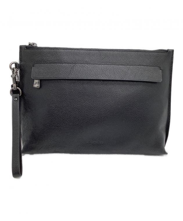 コーチ　coach クラッチ　バッグ 中古・古着通販】COACH (コーチ) クラッチバッグ ブラック｜ブランド
