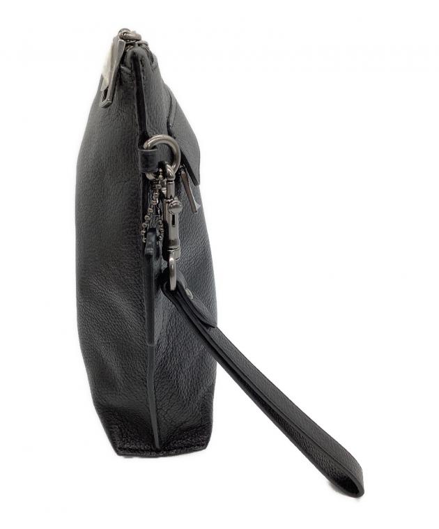 Coach クランチバッグ　値下げ中 中古・古着通販】COACH (コーチ) クラッチバッグ ブラック｜ブランド