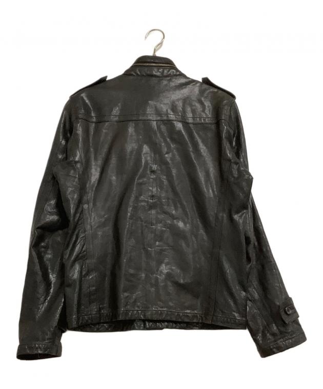 中古・古着通販】Edition (エディション) レザージャケット ブラック 