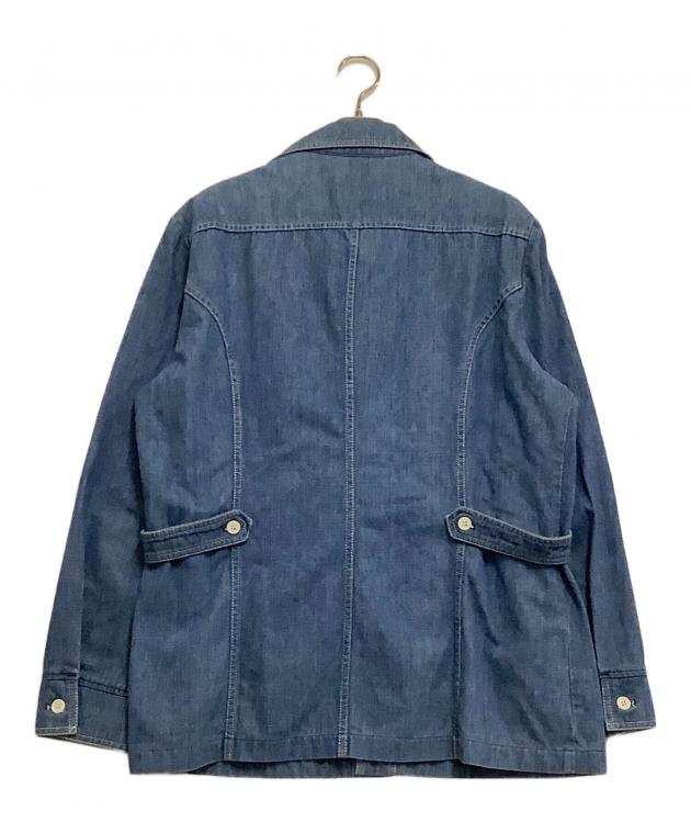 Lee 真紺　 カバーオール　インディゴ 古着 50s USA製 Lee 91-J Jelt Denim 真紺 インディゴ デニム ワーク