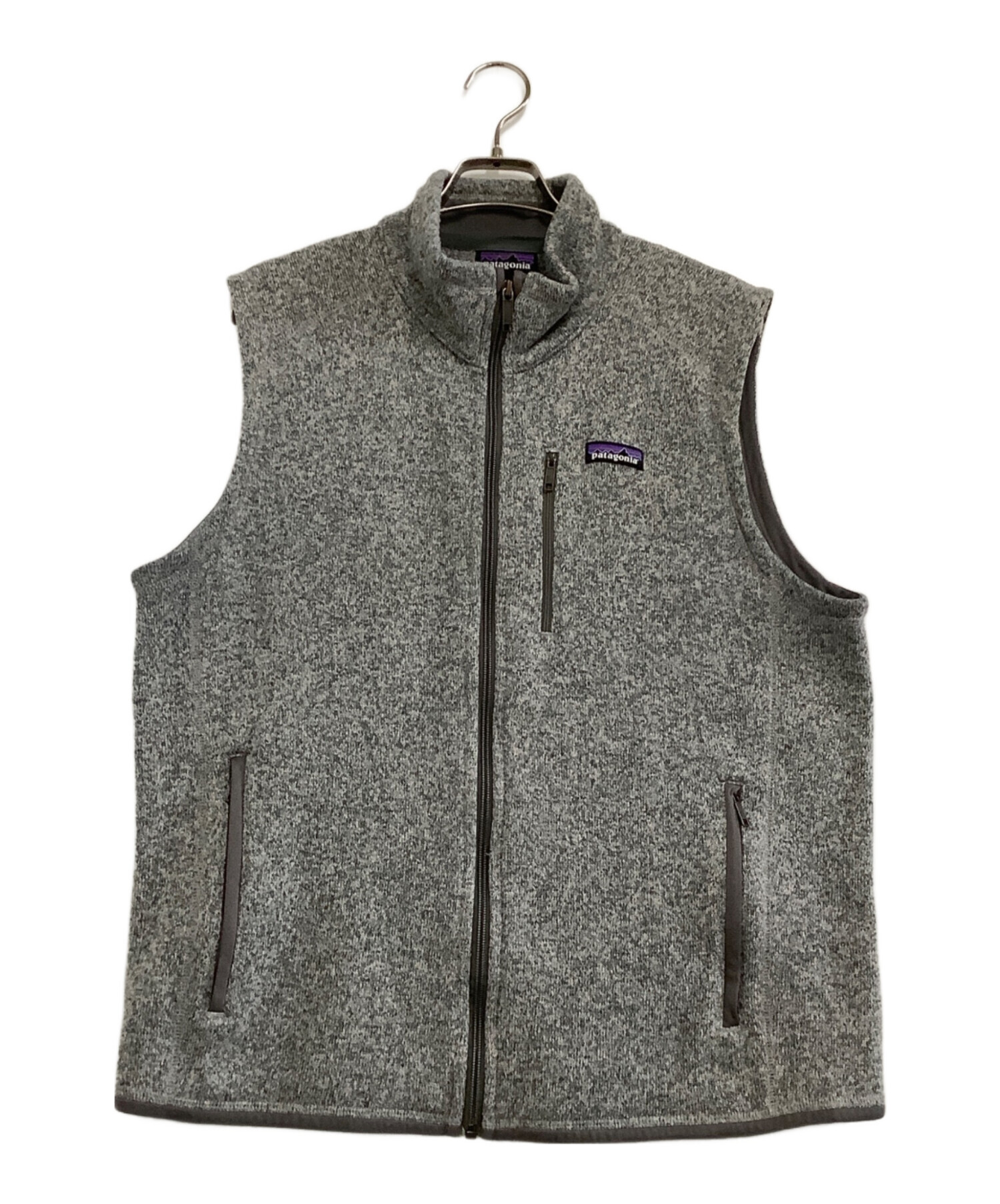 patagonia フリースベスト グレー 中古・古着通販】Patagonia (パタゴニア) フリースベスト グレー