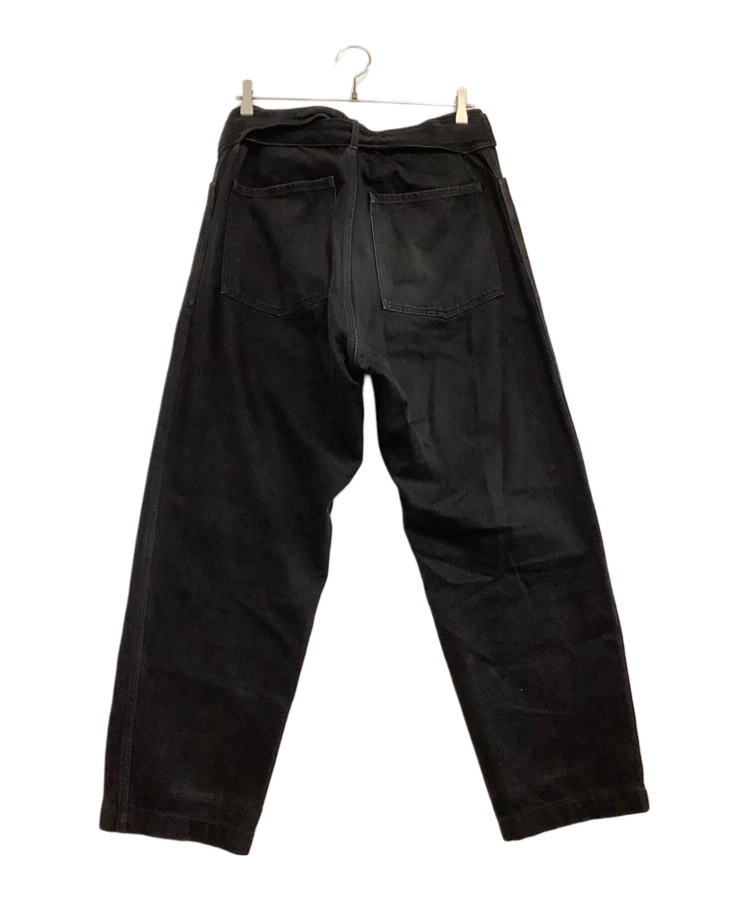 COMOLI 23SS デニムパンツ ブラック サイズ2 1014011993793014_02_7101w.jpeg