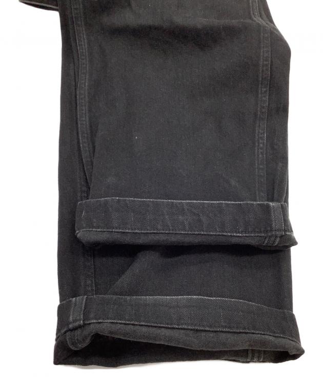 中古・古着通販】COMOLI (コモリ) デニムパンツ ブラック サイズ:2