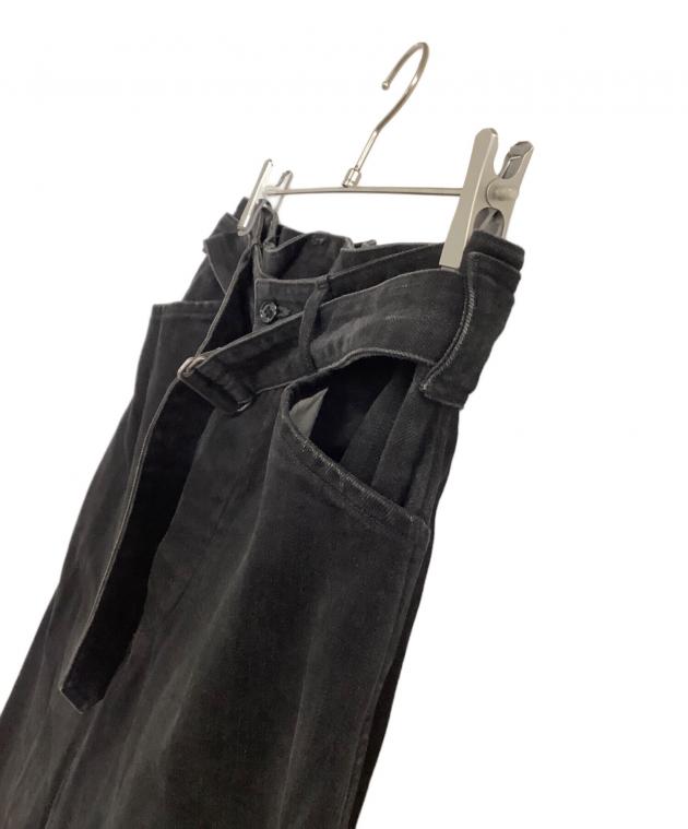 中古・古着通販】COMOLI (コモリ) デニムパンツ ブラック サイズ:2