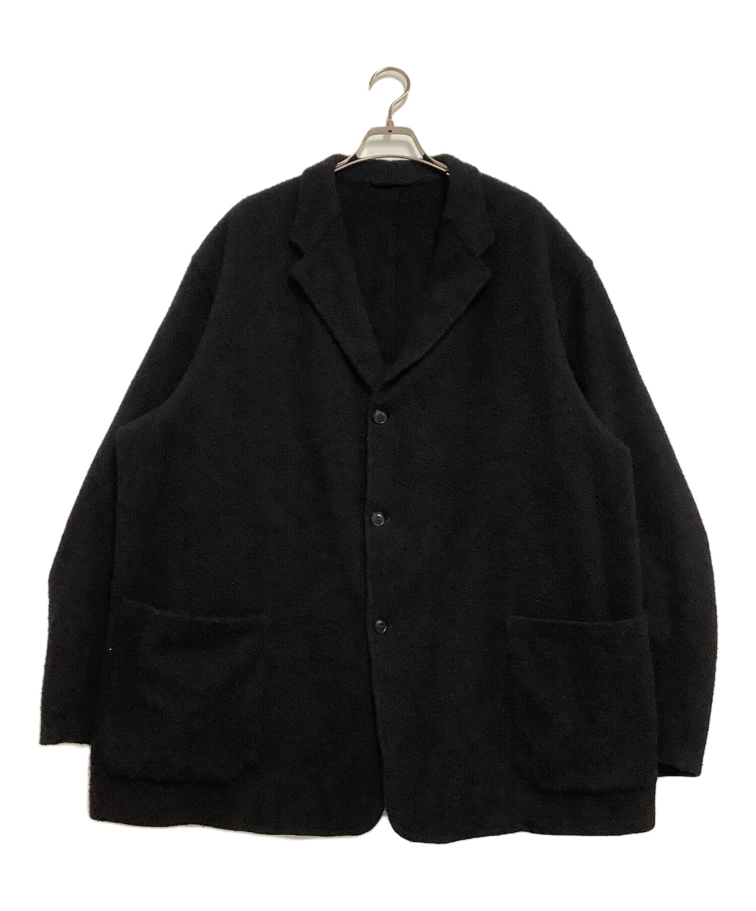 中古・古着通販】COMOLI (コモリ) 縮絨ウールジャケット 24AW ブラック