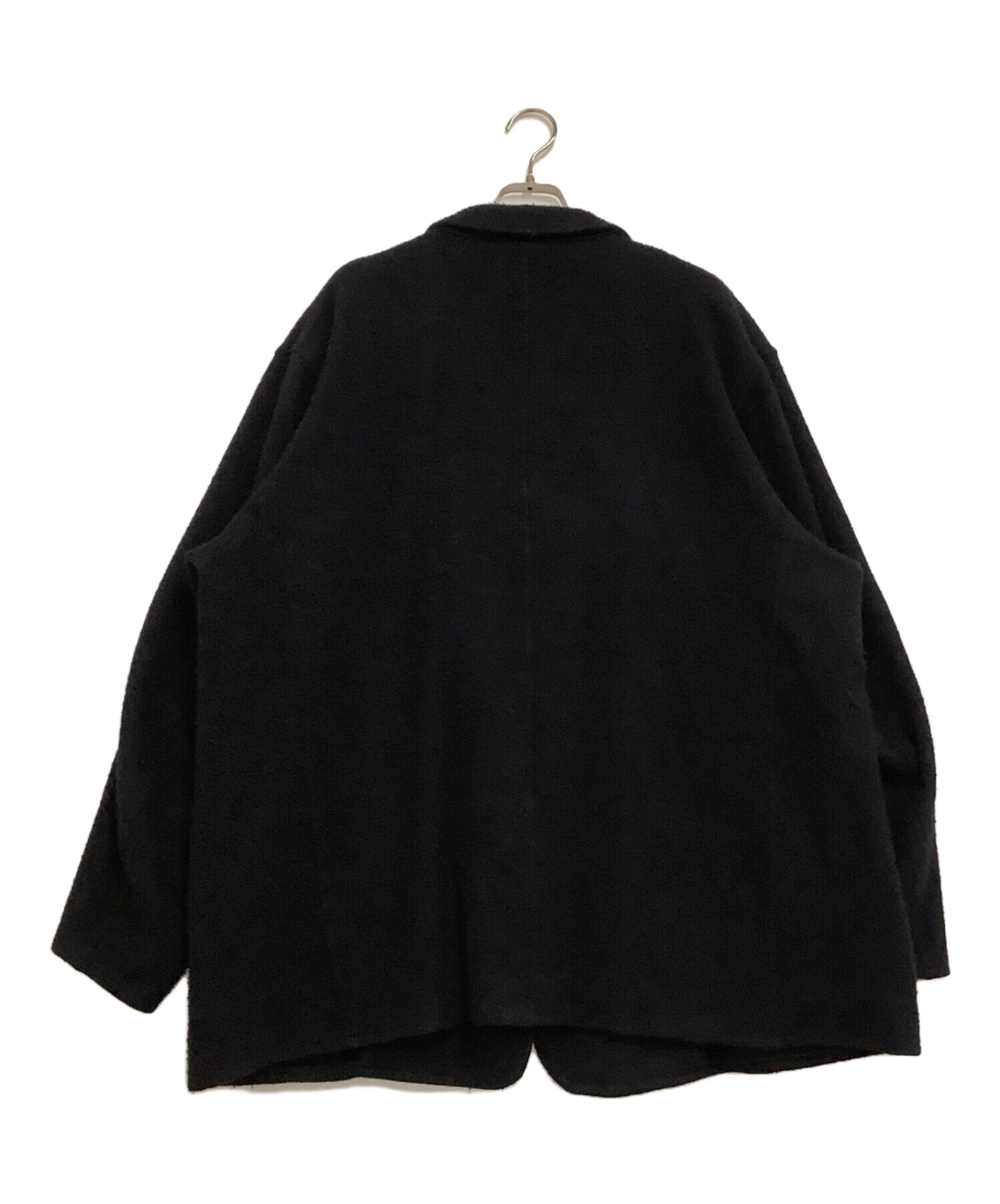 中古・古着通販】COMOLI (コモリ) 縮絨ウールジャケット 24AW ブラック