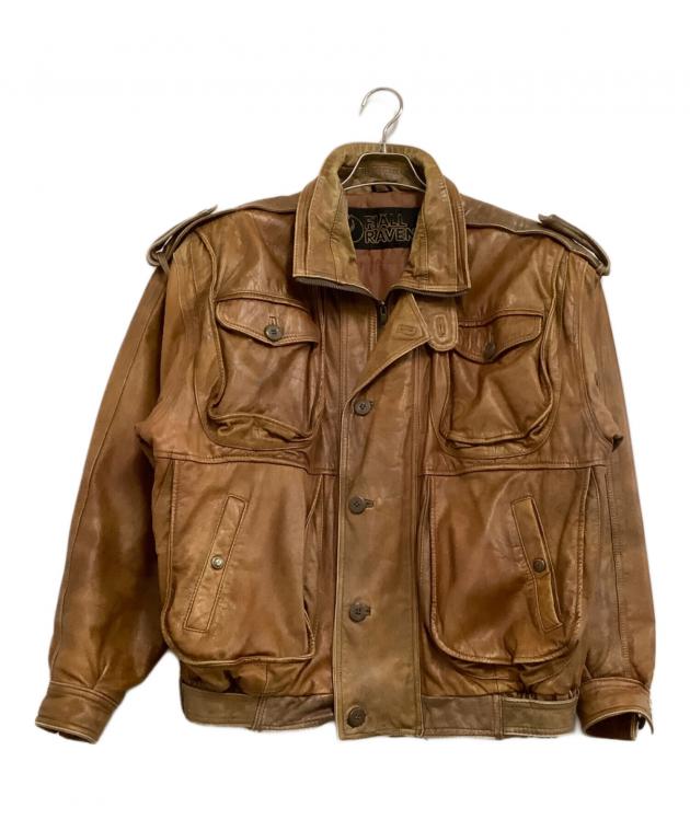 o*s様 BELVET ブラウン レザー メルカリ最安値‼️ 中古・古着通販】FJALLRAVEN (フェールラーベン) レザージャケット