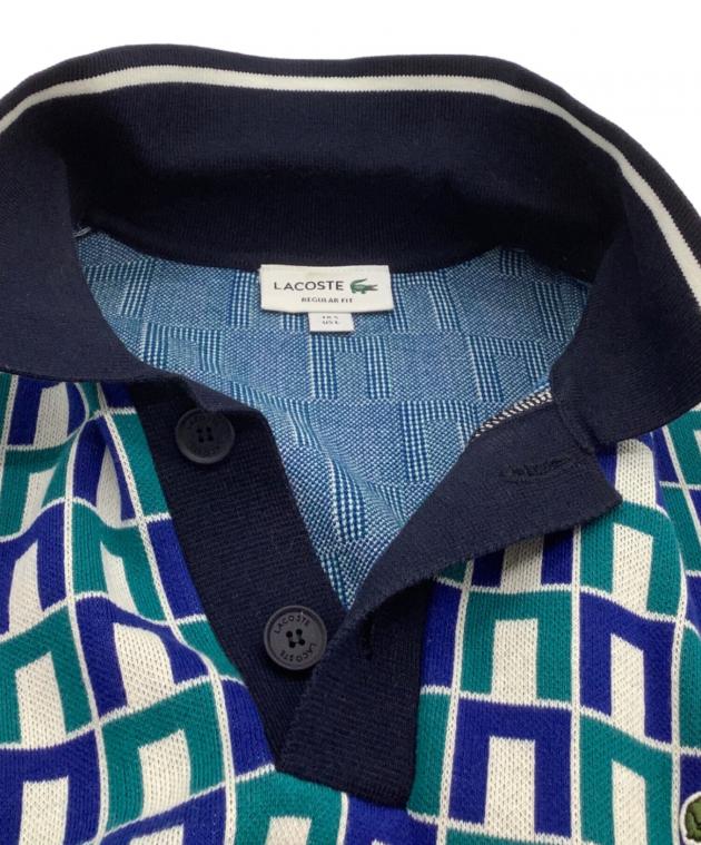 中古・古着通販】LACOSTE (ラコステ) 半袖ポロシャツ ブルー サイズ:L